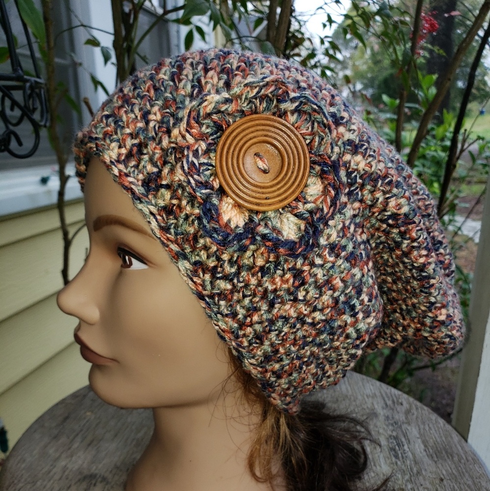 Handmade slouchy beanie
